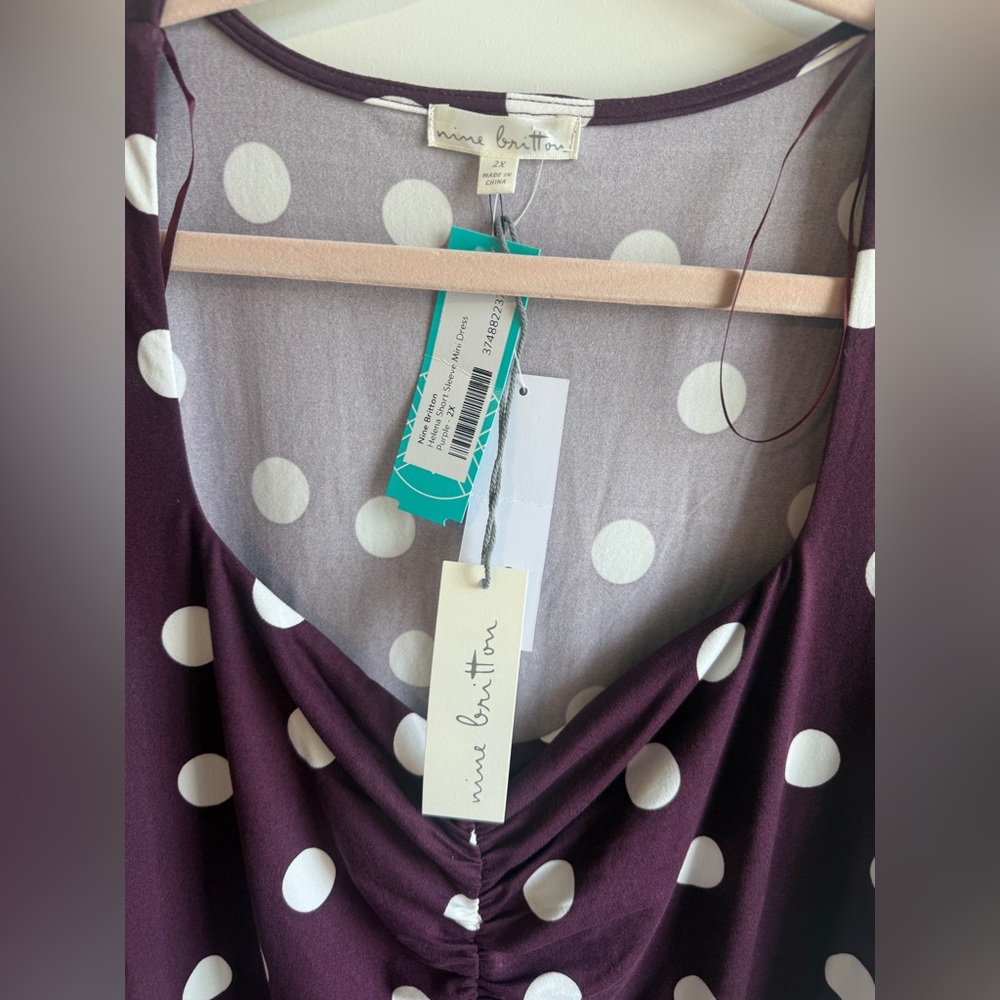 Nine Britton Helena Short Sleeve Mini Dress - Picture 4 of 5